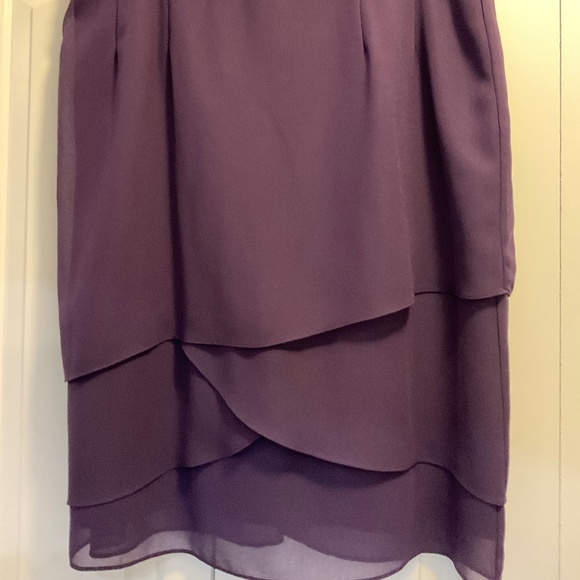 Le Bos women’s purple 3 piece skirt, blouse and light jacket 16W - Picture 4 of 9